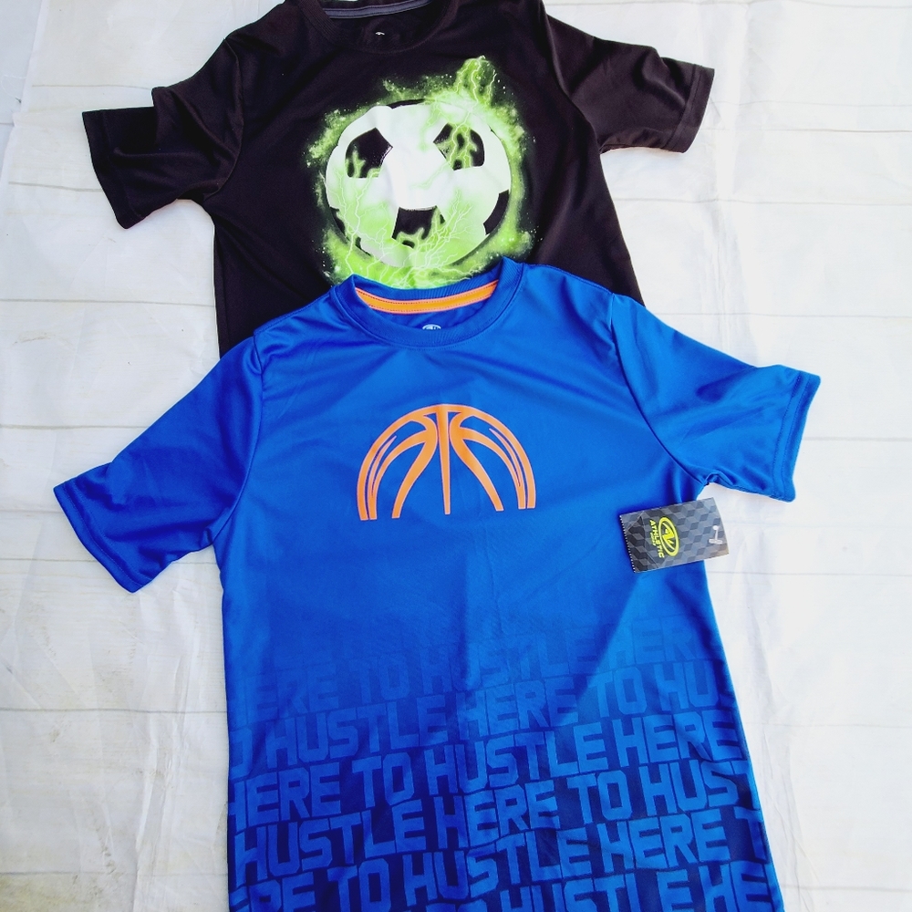 NWT Athletic Works Performance Sports tee set of 2 Size Large